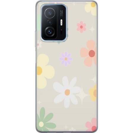 Mobilskal till Xiaomi 11T med fejdande blommor