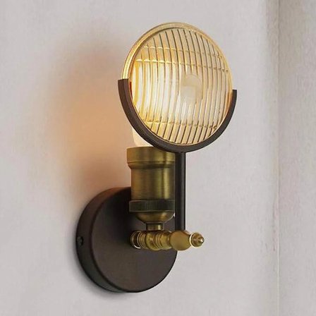 Retro Industriell Stil Bil Vägglampa E27 Sockel Vägglampa - Perfet