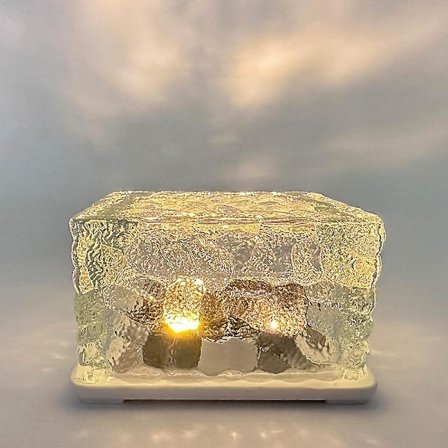 Solcelle Stenlamper Solcelle Havelamper Udendørs Vandtæt Belægningslamper Landskabslys Isterningelys Til Havepynt (varm hvid 1 stk)