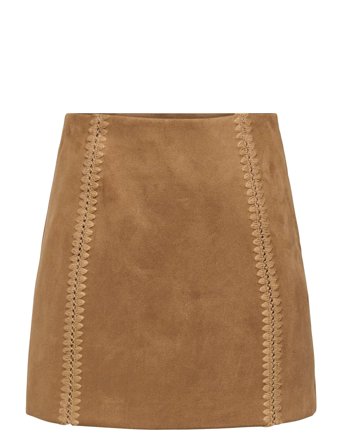 Onljoline Faux Suede Skirt Otw Beige ONLY