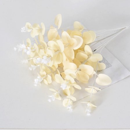 Simulert Champagne-blomst 2 stk.