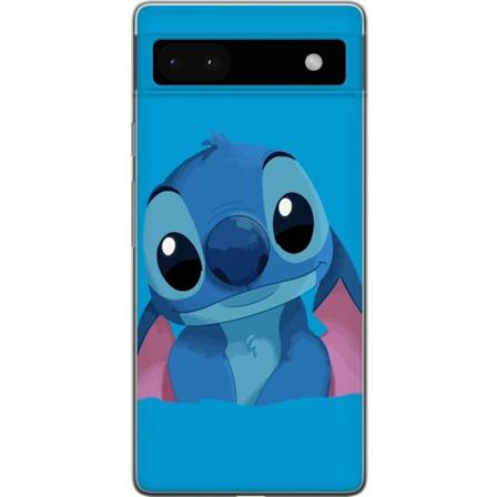 Google Pixel 6a Gennemsigtig cover Stitch Blå