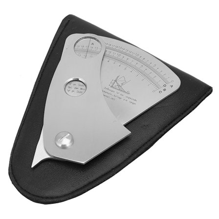 Vifteformet sveisemåler i rustfritt stål, sveiseinspeksjonsverktøy