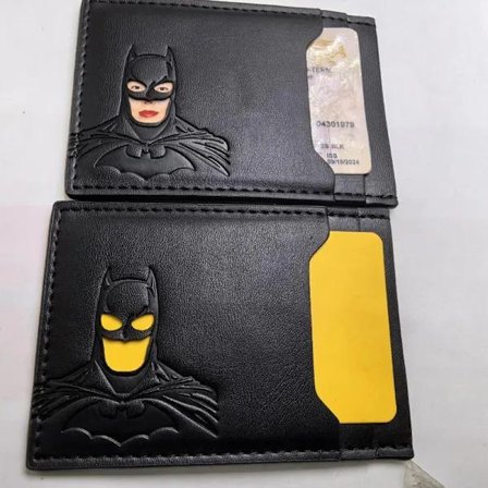 Personlig Batman Logo Læderpung & Kortholder 1 stk