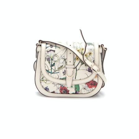 Gucci Vintage, Pre-owned Leather Shoulder Bag Wit, Dames, Maat:ONE Size