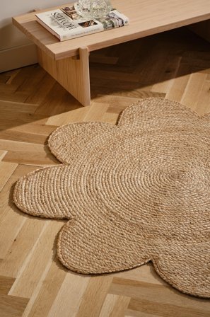 Jotex - Rundt Juteteppe Jute Natur HILMA - Kjøp Jutetepper hos Jotex