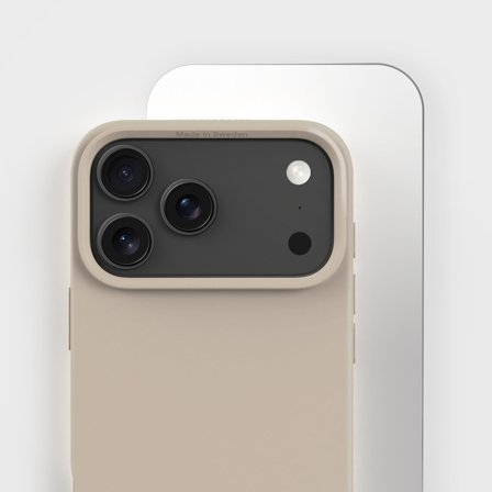 Umweltfreundliche Handyhülle Schwarz & Displayschutzfolie | agood, iPhone 17 Pro Max