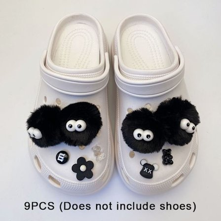 Hålskor Tillbehör e Fur Ball Elf Diy Skospänne