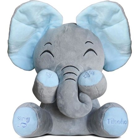 SSRGV Talende og Syngende Elefant Plys Legetøj Kælelegøj Plys Sød Legetøj Gave til Børn Drenge Piger Gaver