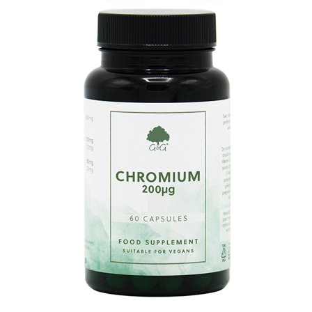 G&G Vitamins Krom 200MCG 60 kapsler