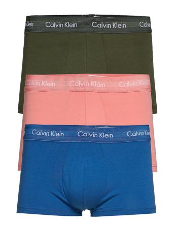 3P Low Rise Trunk Boxershorts Multi/mønstret Calvin Klein