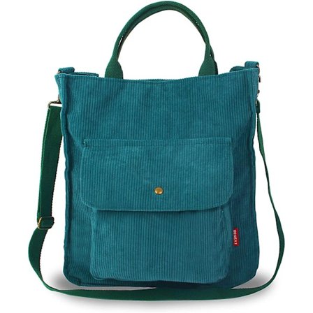 Tote taske i fløjl, skuldertaske, håndtaske, crossbody med lynlåslomme til kvinder