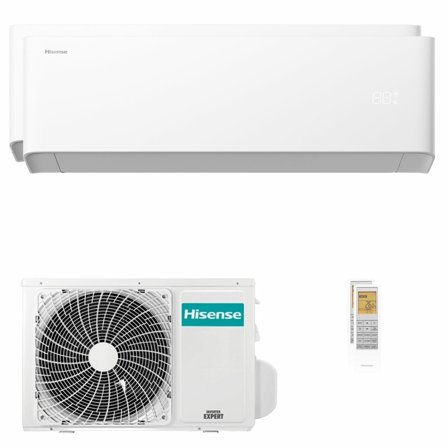 Condizionatore Hisense Uni HB dual split 7000+9000 BTU inverter A++ wifi unità esterna 4.1 kW