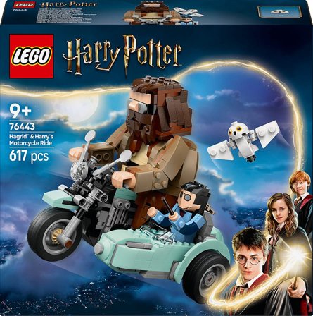 Lego Hagrid og Harrys motorcykeltur Magisk legetøj 76443, Børn & Forældre, Motorik & Bevægelse, Klodser Og Stabletårne