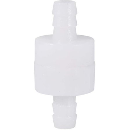 8mm Plastbackventil med Envägsbackventil för Vatten, Bränsle, Vätska, Luft