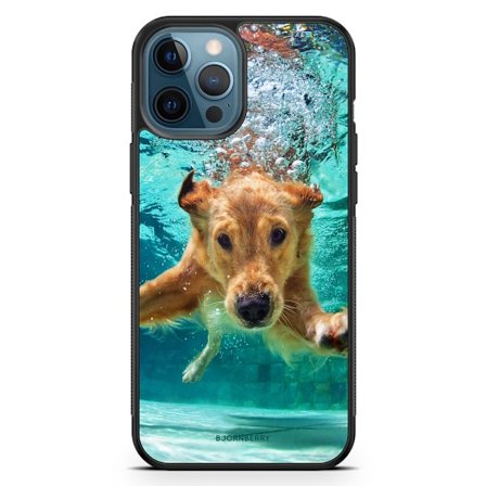 Bjornberry Hårdskal iPhone 12 Pro - Hund i Vatten