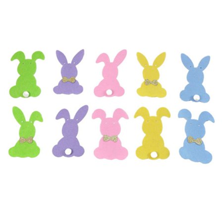 Sett påske banner sløyfeknute fotorekvisitt hengehull God påske kanin banner hjem dekor fest Sup