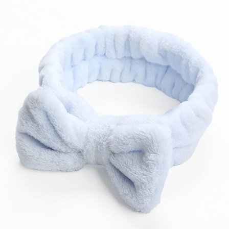 Bandeau Spa - AVIZAR - Myk i Fleece - Antiskli - Vaskbar - Blå