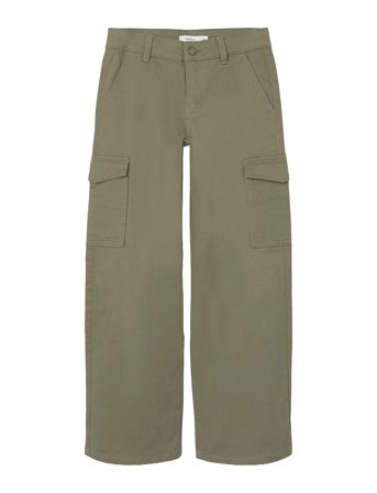 Nkfrose Wide Twill Cargo 8108-Ba Noos Khaki Name It