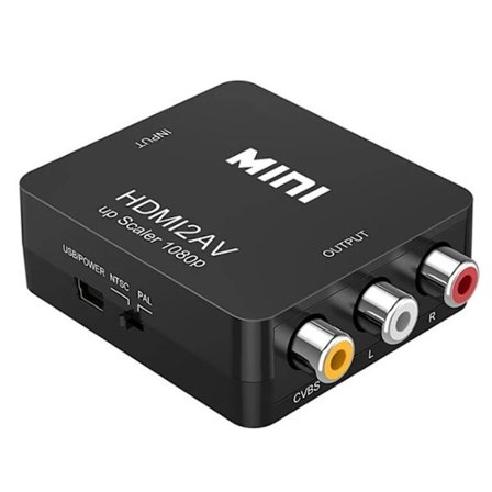 #RCA-HDMI AV-HDMI-sovitin 1080P HDMI RCA-sovitin ääni ja video#