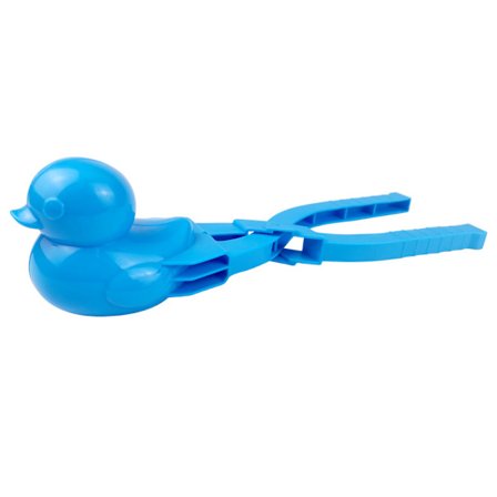 Andeformet snøballmakerklemme barn utendørs vinter snø sandform verktøy leketøy blå