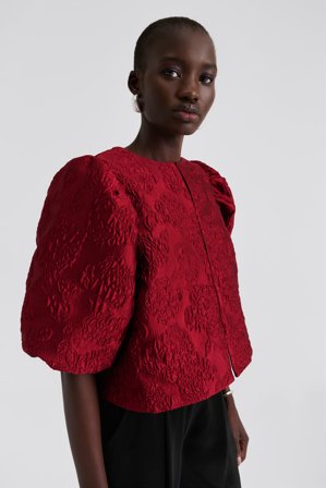 Malina - Cleo blouse - L - Deep Red