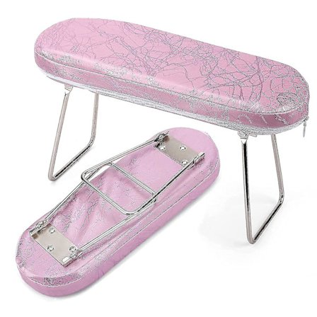 Kynsi tyyny käsi tuki, mikrokuitu nahka kynsi käsivarsi lepo tyyny pidike, taitettava ammatillinen kynsi taide käsi tyyny, sopii kynsi salonki D