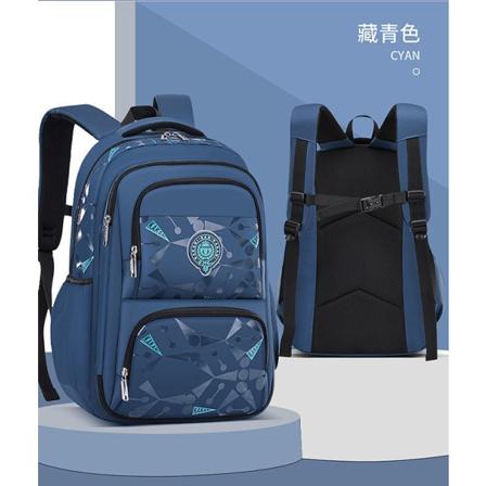 Børn Børnerygsæk Småbørnsskoletaske Side åben Stor kapacitet Slidbestandig byrdereducerende rygrad Navy blue Small size