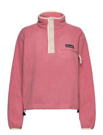 Helvetia Ii Cropped Half Snap Fleece Pink Columbia Sportswear