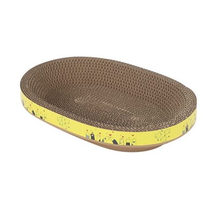 Cat Scratcher Bølgepapp Scratch Pad Cat Scratching Lounge Bed Sofa Cat Scratch Couch Bed for innekatter