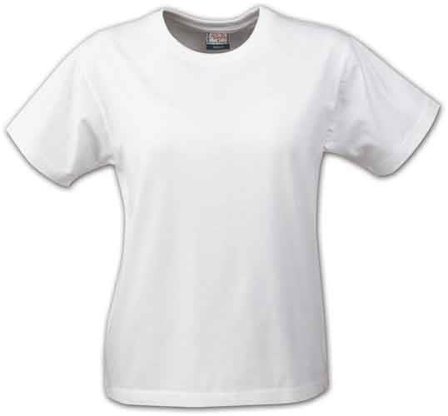 Printer Heavy T-shirt Lady T-shirt Stål grå Stålgrå, Tøj