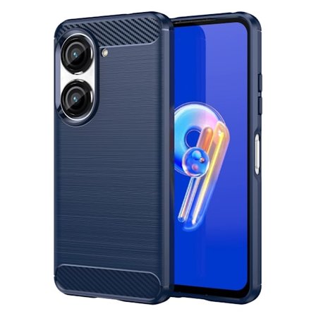 Carbon Flex Suojakotelo ASUS Zenfone 9 - Sininen