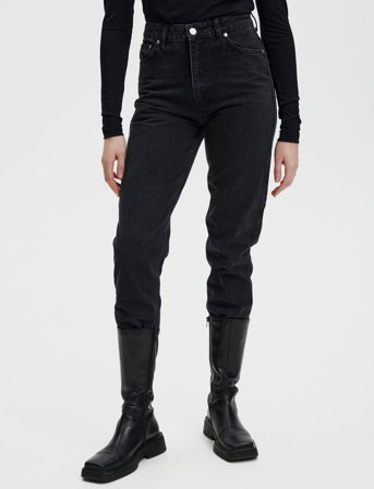 Gestuz Denagz Hw Mom Jeans - Black - 26