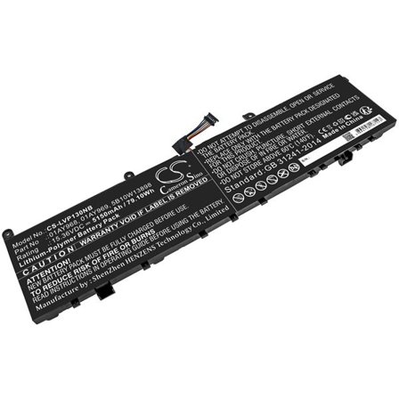 Batteri til bærbar PC for Lenovo ThinkPad P1 (20MD000DGE) og andre.