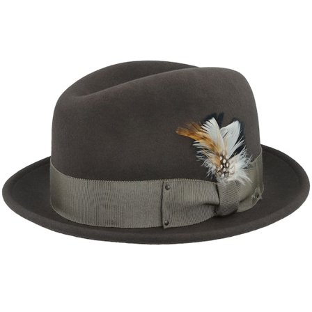 Bailey - Marrón fedora Sombrero - Tino Basalt Fedora @ Hatstore