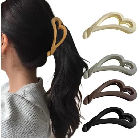 ING Hiuspinni 4 kpl Hiusklipsi Hiusasusteet Banaanipinni Hiusklipsit Hiusasusteet Häähiusklipsit Naiset 10,5 x 5 x 1,5 cm Ja Tytöt