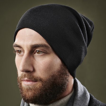 Kent Schwarze Kane Beanie für Männer - Beanie Mützen