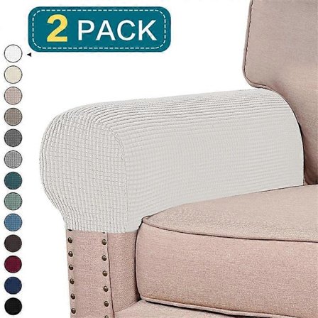 2/4-pack Stretch Armstödsskydd Spandex Armskydd för Stolar Soffa Fåtölj Överdrag för Vilstol Soffa [BR] BEIGE_jar