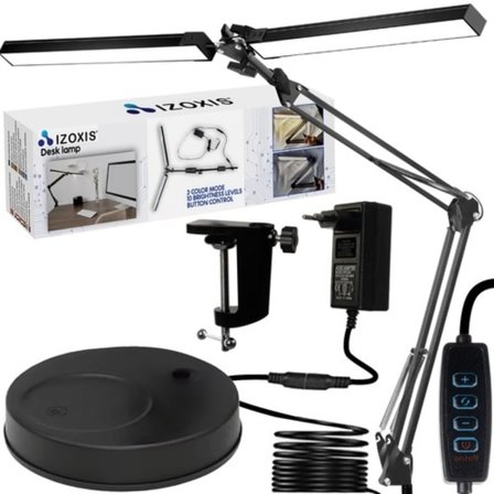 Skrivbordslampa med Stativ & Fäste - LED