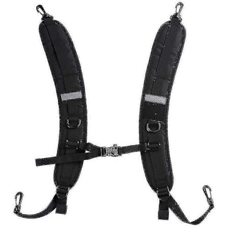 Ryggsekkstropper Justerbare polstrede skulderstropper for ryggsekk Dry Bag (1 stk, svart)-JJ