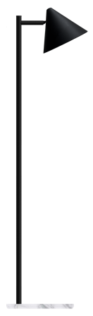 Westal Tratt Micro Standardlampe GU10, uten lyskilde Sort/marmor, Belysning