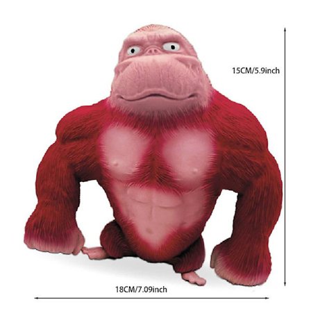 Maxi Baba Stor Orangutang Klem Ventil Dukke Stresslindring Klemmeleke SHYTMV (FMY)