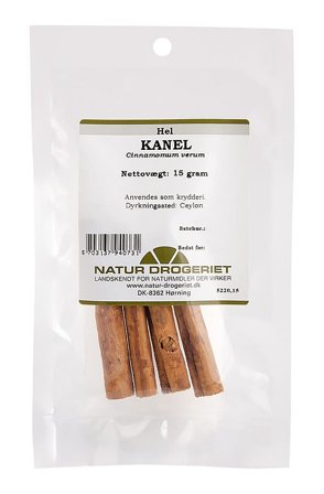 Natur Drogeriet Kanel Hel Ceylon 15 g, Helse & Madvarer, Krydderier, Kanel