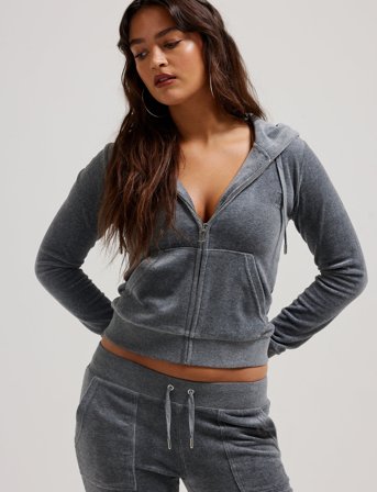Juicy Couture Robertson Hoodie - Grey - XS