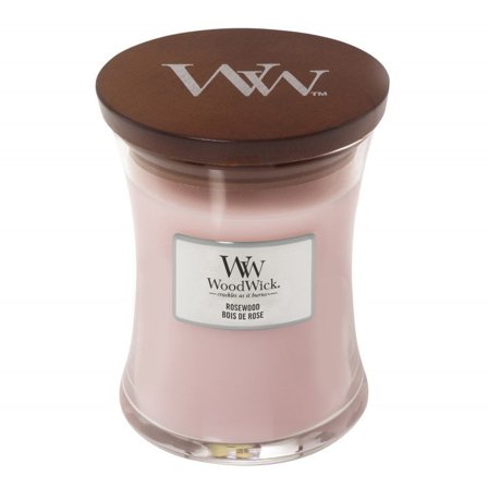 Woodwick Hourglass Candles Rosewood 275gr - Candela Profumata