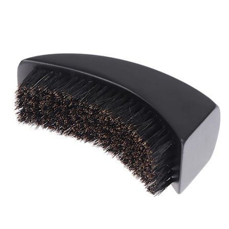 1 stk. Barbe Wave børste til mænd kam vildsvinehår krone buet 360 Wave træ skægbørste træ skægkam mænd barberingsværktøj