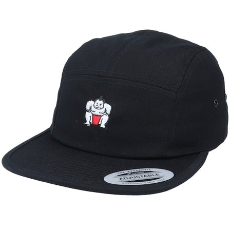 Iconic - Preto 5panel Boné - Tiny Sumo Black 5-Panel @ Hatstore