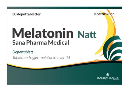 Sana Pharma Medical melatonin natt 1mg