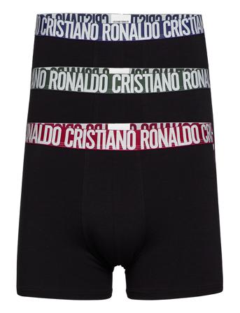 Cr7 Basic, Trunk, 3-Pack Boksershorts Svart CR7