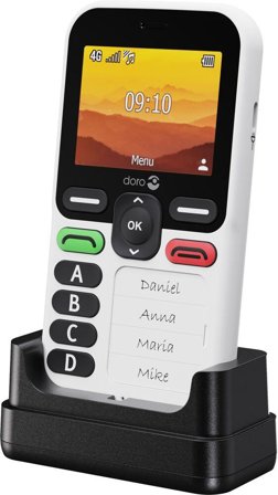 Doro LEVA X10 WHITE/BLACK GSM